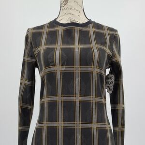 Lurking Class Plaid Shadow Coffin Skater Dress